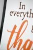 Set of 2, 16x10.5" Thanks Wall Sign, Wall Art Decor for Harvest Festival Fall Festival & Thanksgiving Table Decorations
