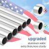 Flag Pole Kit for Outside House in Ground, 30FT Sectional Aluminum Extra Thick Flagpole, 5x3 US Flag, Heavy Duty Flag Poles Kit for Yard