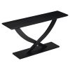 Mirod 57'' Modern Rustic Console Table with Cross-Leg Design,Sturdy Construction and Ample Surface Space,Perfect for Living Room or Bedroom