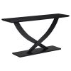 Mirod 57'' Modern Rustic Console Table with Cross-Leg Design,Sturdy Construction and Ample Surface Space,Perfect for Living Room or Bedroom