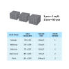 12 x 12 Inch Gray Interlocking Deck Tiles Plastic Waterproof Outdoor All Weather Anti-slip Bathroom Shower Balcony Porch Strong Weight Capacity Upto 6