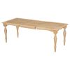 Vintage Traditional 7-Piece 82.7inch Extendable Dining Table Set with 23.6inch Removable Leaf