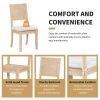 6-Piece Wood Dining Table Set with Storage Shelf and Curved Legs, Kitchen Table Set with Bench and 4 Removable Cushions Dining Chairs
