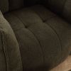 Soft Bean Bag Chair with High Resilient Foam(Chips)for living room and bedroom,Comfortable Square Lazy Sofa with Footstool, Cover for Adults to Gaming