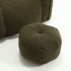 Soft Bean Bag Chair with High Resilient Foam(Chips)for living room and bedroom,Comfortable Square Lazy Sofa with Footstool, Cover for Adults to Gaming