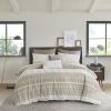 3 Piece Cotton Duvet Cover Set with Chenille Tufting