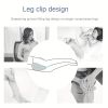 Memory Foam Leg Pillow For Side Sleeping Orthopedic Leg Support Pillow Knee Pillow Contour Firm Support Leg Pillow For Sleeping